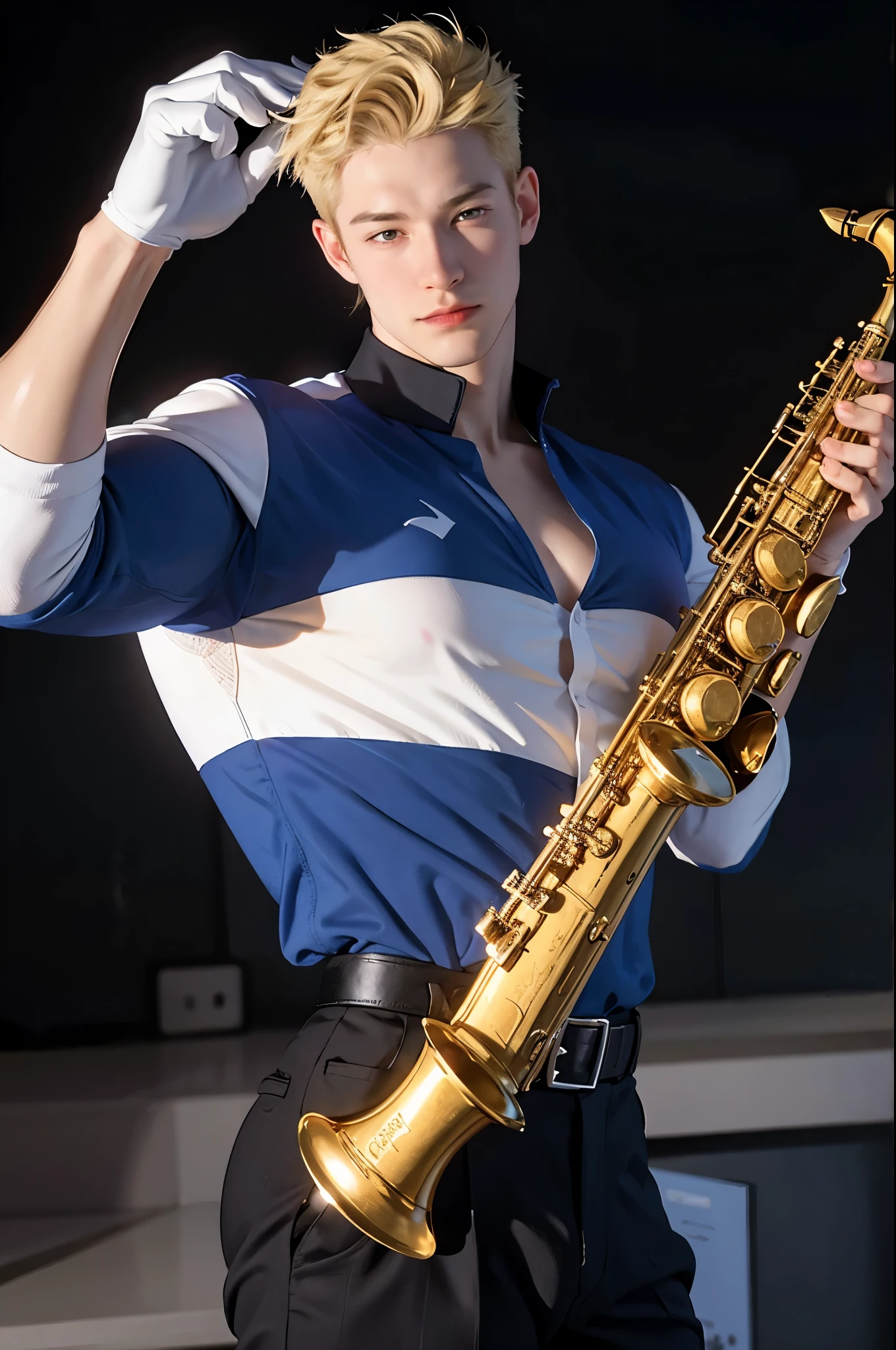 The character "Epic Sax Guy" is not a fictional character with a detailed background but rather a nickname given to Sergey Stepanov based on his memorable saxophone performance. The meme has been widely used in various online communities, often accompanied by remixes or humorous edits.

It's important to note that the term "Epic Sax Guy" primarily refers to the internet meme and the saxophone solo, and not to a character with a developed story or personality.