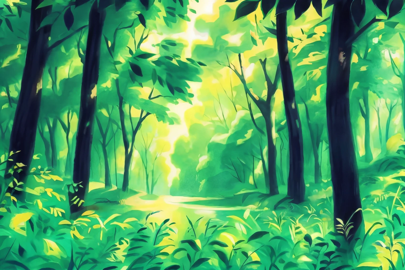 Beautiful forest