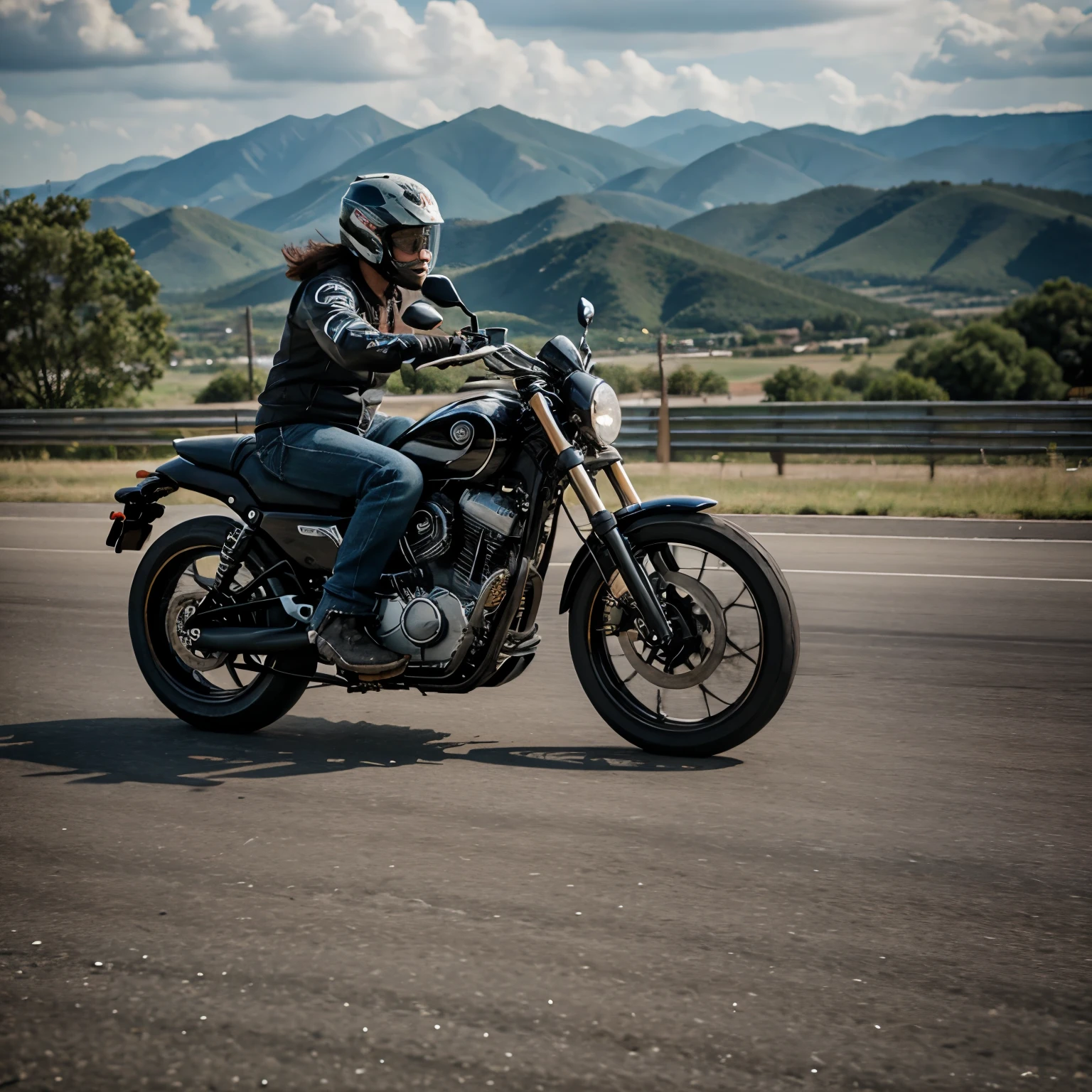 motorcycle panning photography