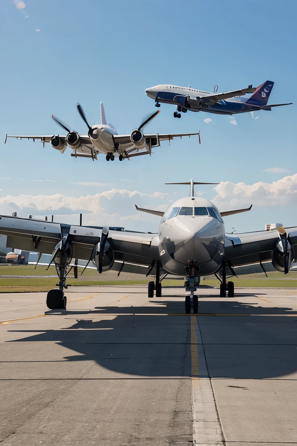 Give me a real photo of an airplane
