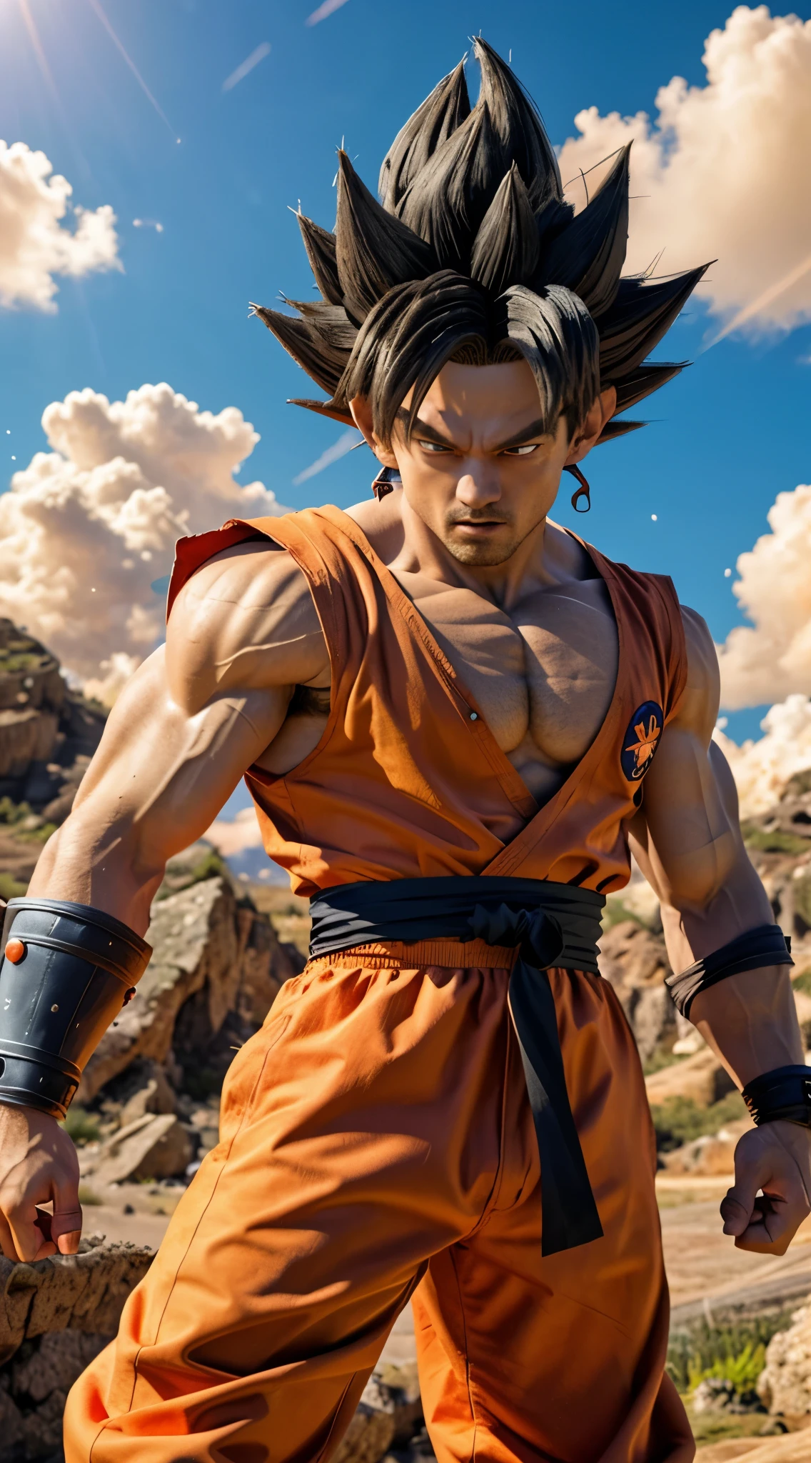 dragon ball goku is a very powerful character, 4 k manga wallpaper, estilo ultra realista 4K, badass anime 8 k, Goku de Dragon Ball, Goku de Dragon Ball Z, Arte HD, Super Saiyajin Goku, Goku de Dragonball Z, papel de parede de alta qualidade, Retrato altamente detalhado de Goku, papel de parede hd, Papel de parede anime 4k, 4k anime wallpapers