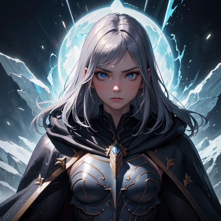highest quality,4K,8K,High resolution,masterpiece:1.2),super detailed intense gaze,silver scales, artifact,,cinematic,Powerful muscles,Strong presence,volcanoes,cloak,suspended particles,magic effect,shining eyes,mysterious atmosphere,enchantment,fantasy,powerful,leading,Different world
