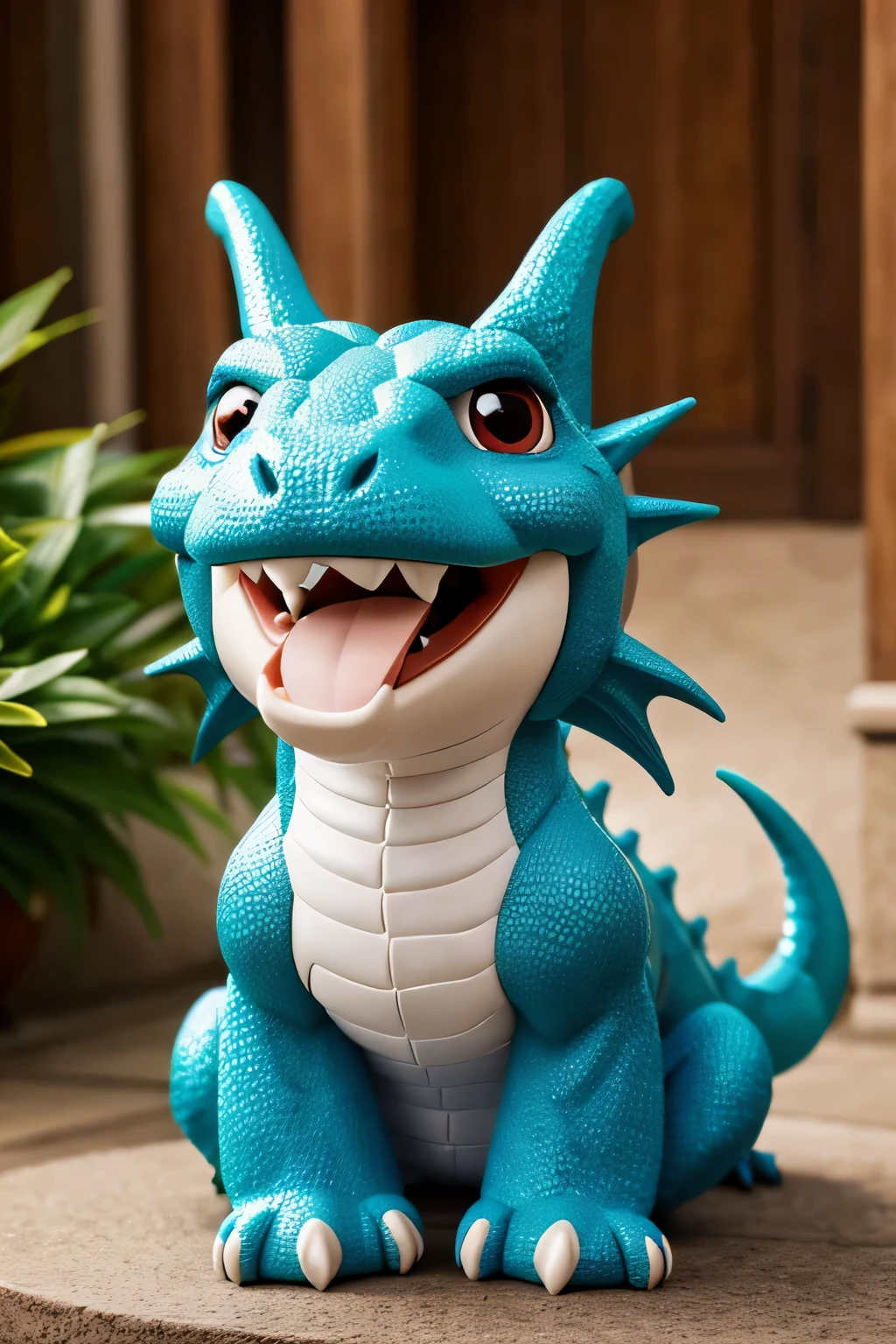 cute smiling dragon