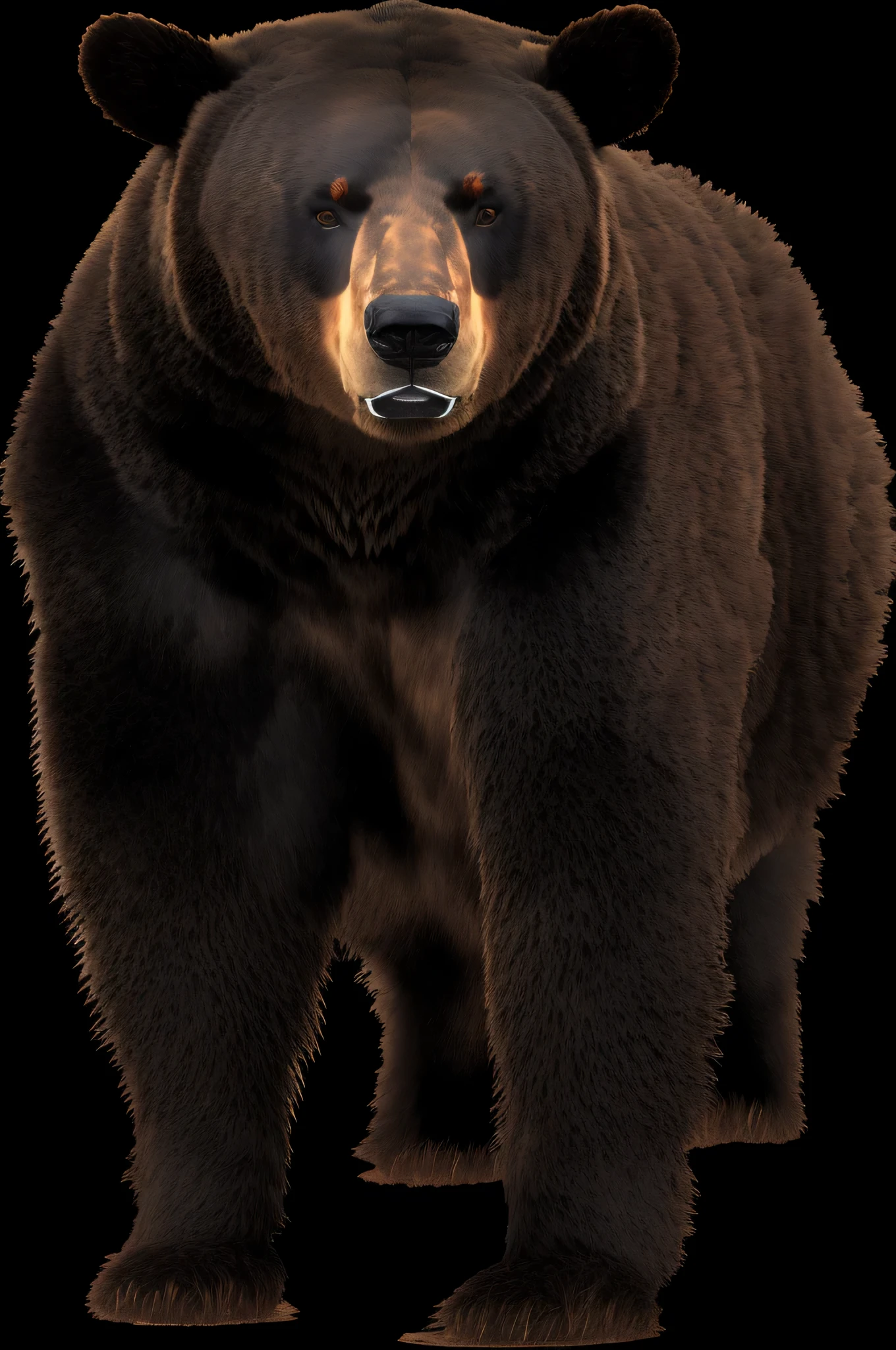黑Bear,懒Bear,站立的Bear,Bear,White background,by Derek Hill, cub, author:Zhongshan wins, halF Bear, author:Dietmar Damelao, warrior, Robert Jacobson, Bear,4K,8k,ultra high definition