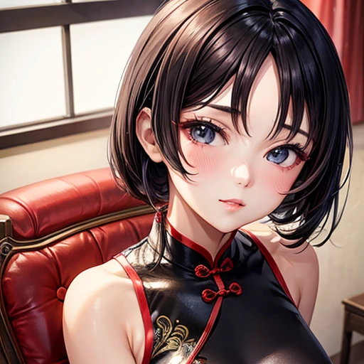 cheongsam clothing、Erotic、face type short、Erotic