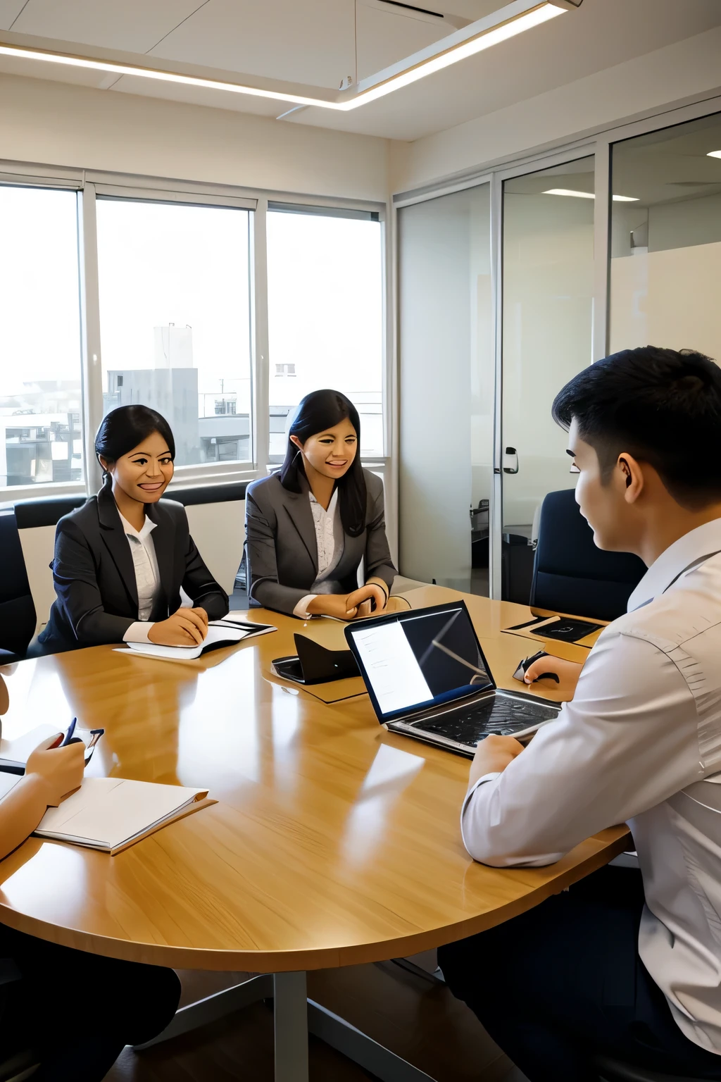 Working people々、inside the office、During the meeting