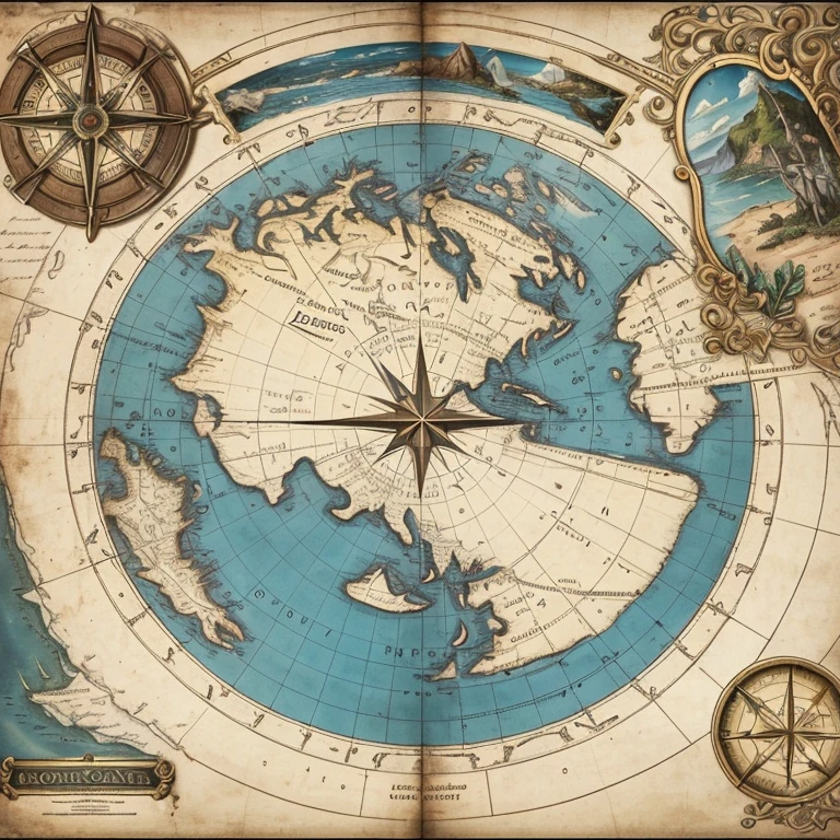 (best quality,4k,8k,highres,masterpiece:1.2),ultra-detailed,(realistic,photorealistic,photo-realistic:1.37),landscape,maps,ancient maps,exploration,adventure,treasure hunt,vivid colors,intricate cartography,hand-drawn maps,compass,vintage,parchment texture,antique,old-fashioned,nautical,seas,ships,globe,discovery,mysterious,islands,journey,navigation,fantasy world,hidden lands,secret passages,compass rose,pathways,exotic locations,legendary creatures,explorers,unexplored territories,lost civilizations,imagination,rich details,faraway lands,myths and legends,distant horizons,age of discovery,history mapping,cartographic art