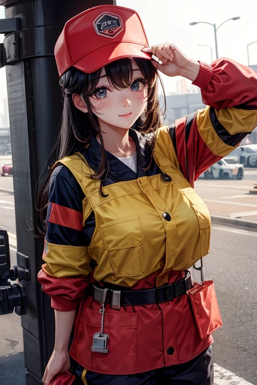 Rescue Worker、cute、seriously、Lashes long、highest quality、Highest image quality、