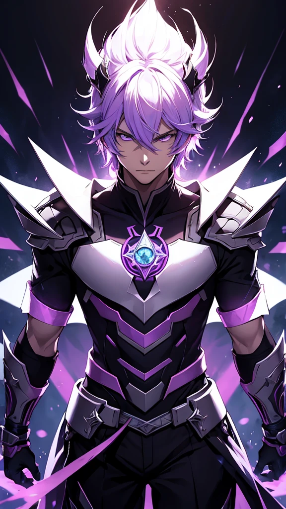solo leveling , shadow monarch, purple aura, handsome , badass, super powers , dark background