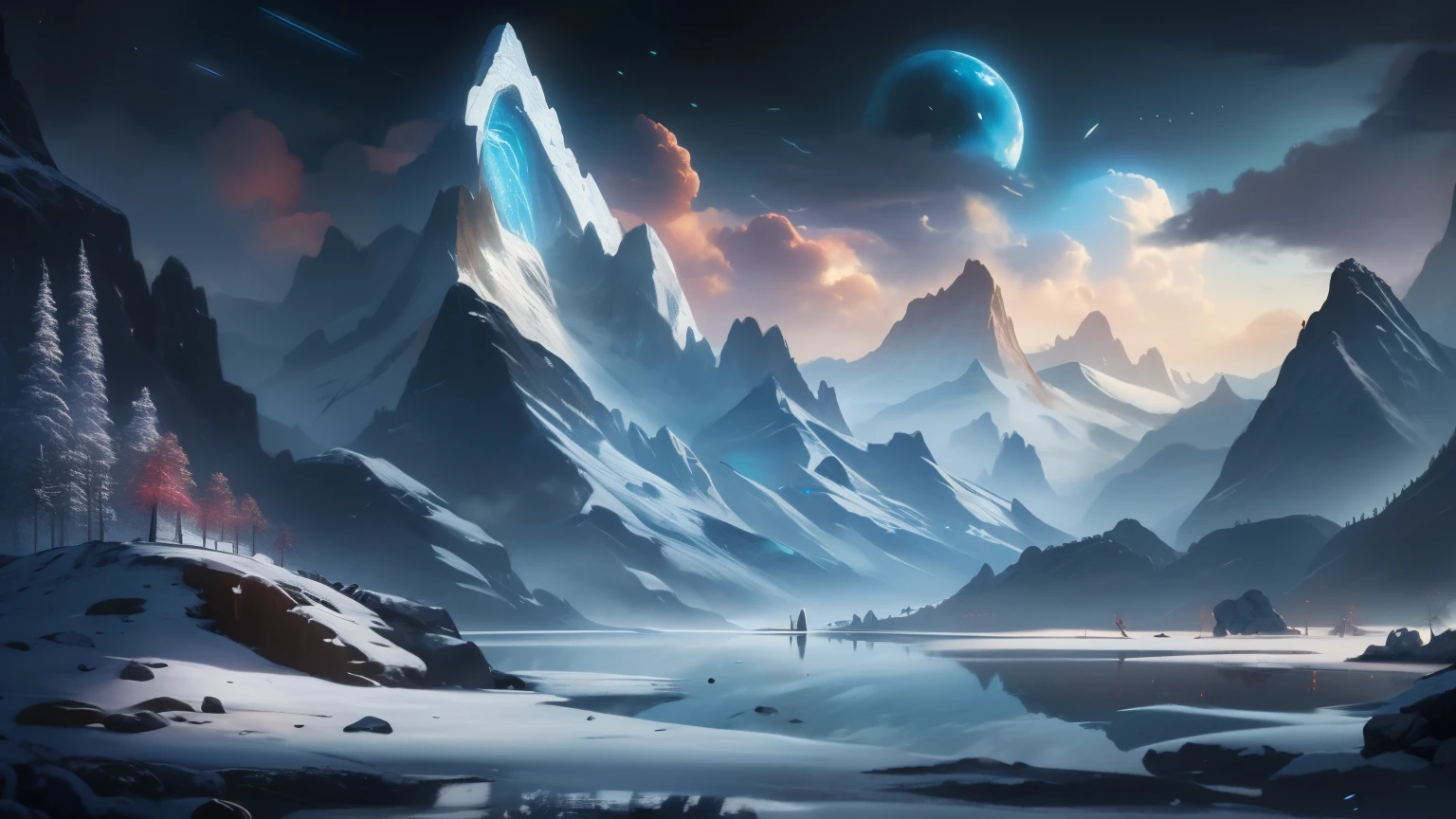 science fiction example，blue technology