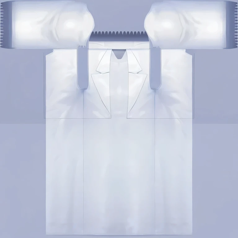 masterpiece, very fine, symmetry, simple, White suit for men, T pose, long sleeve, leather, latex ,shiny_Clothes