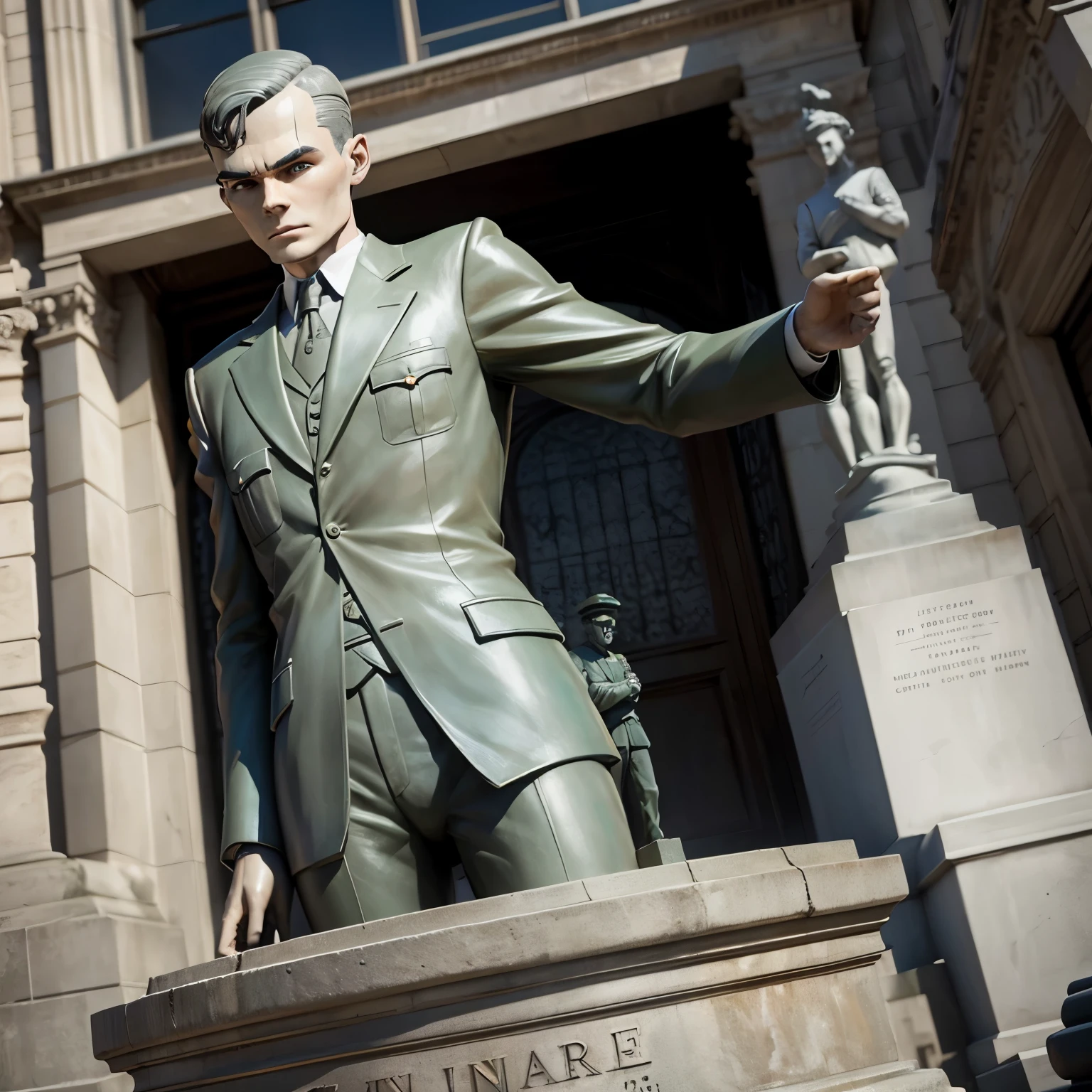 Alan turing statue commémorative seconde guerre mondial