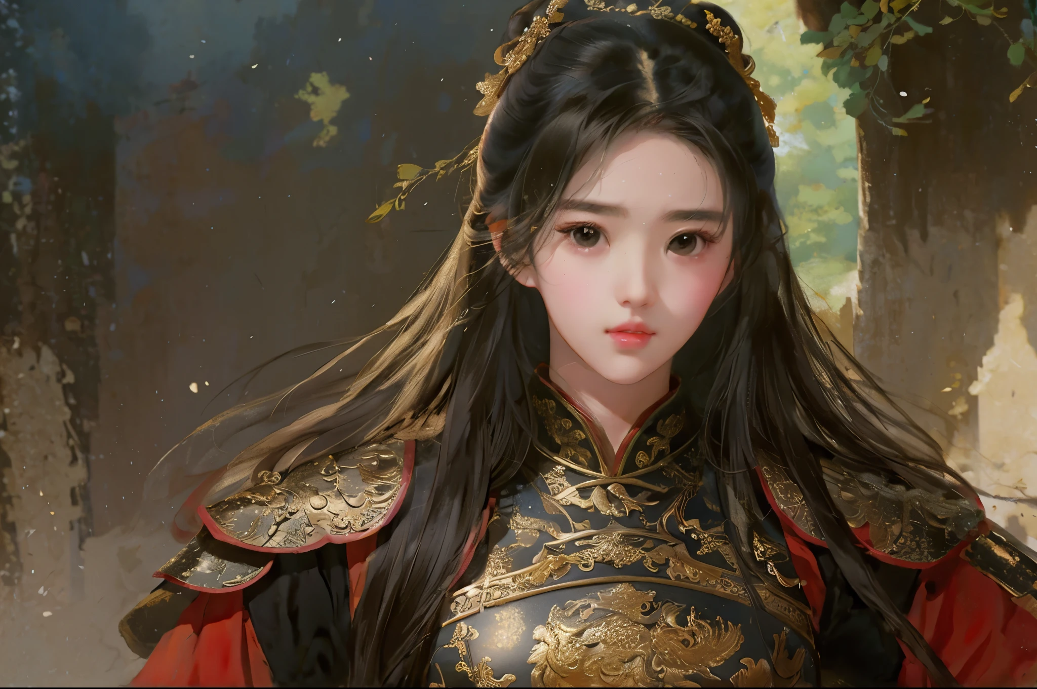 liuyifei, 1girl, chinese_armor, best quality, masterpiece,