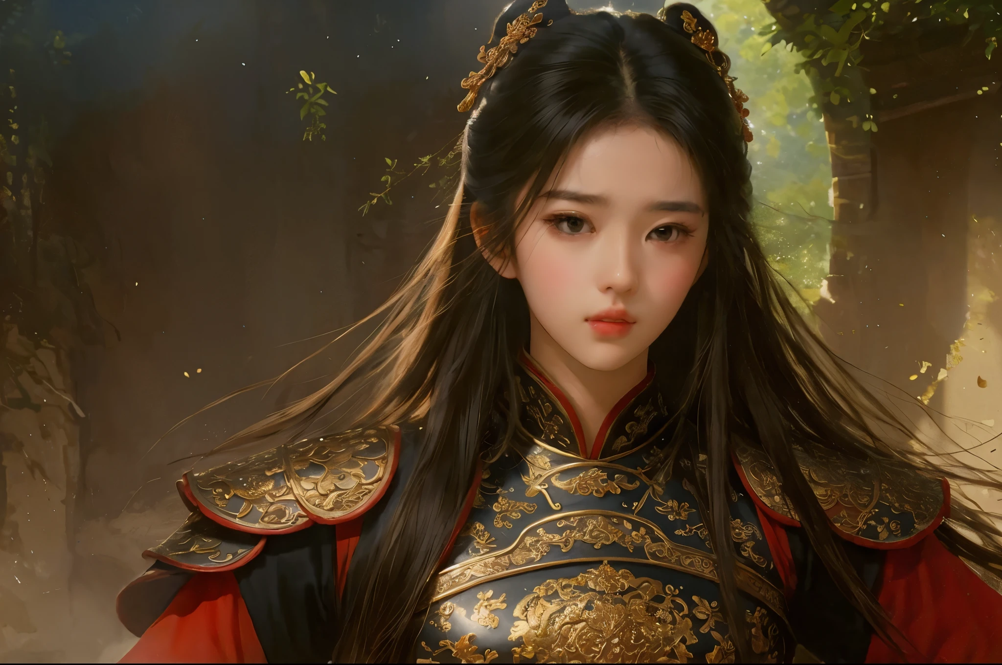 liuyifei, 1girl, chinese_armor, best quality, masterpiece,