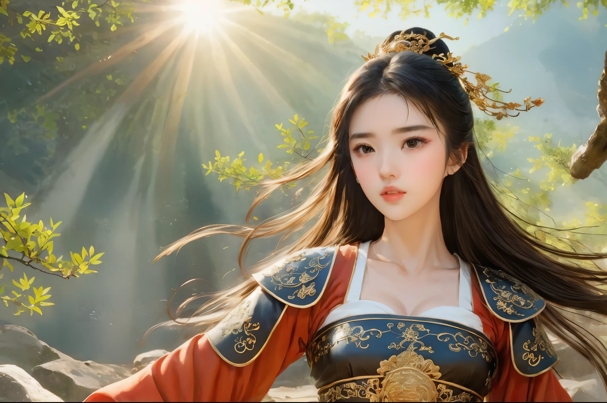 liuyifei, 1girl, chinese_armor, best quality, masterpiece,