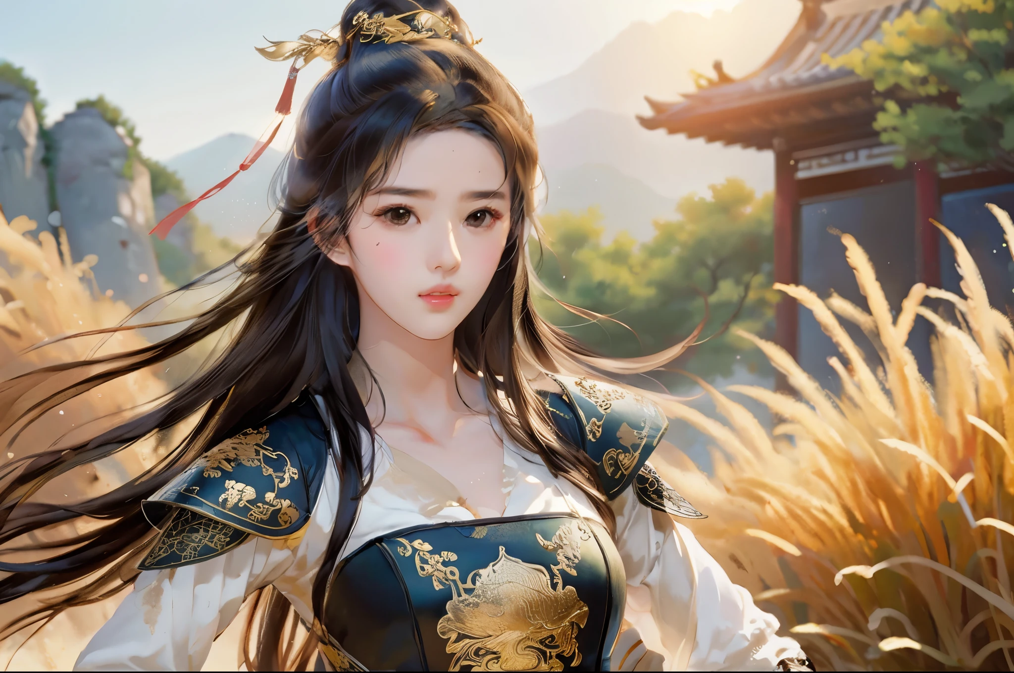 liuyifei, 1girl, chinese_armor, best quality, masterpiece,