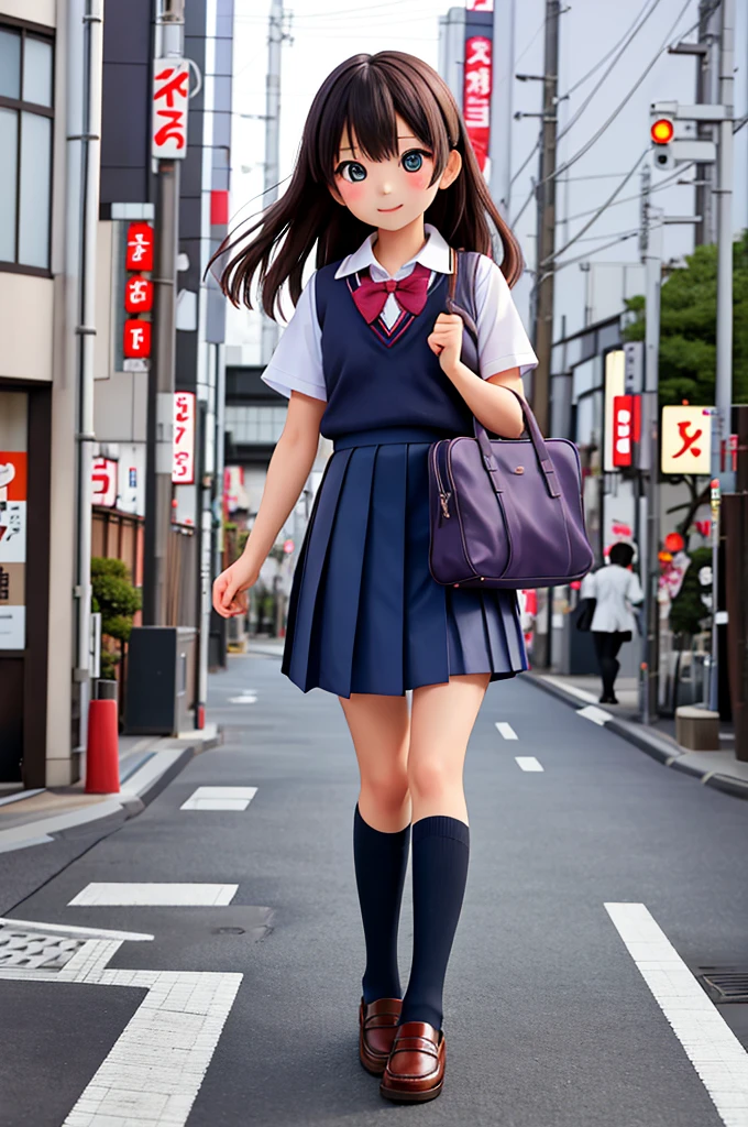 masterpiece,best quality,1girl,tokyo,school uniform,face