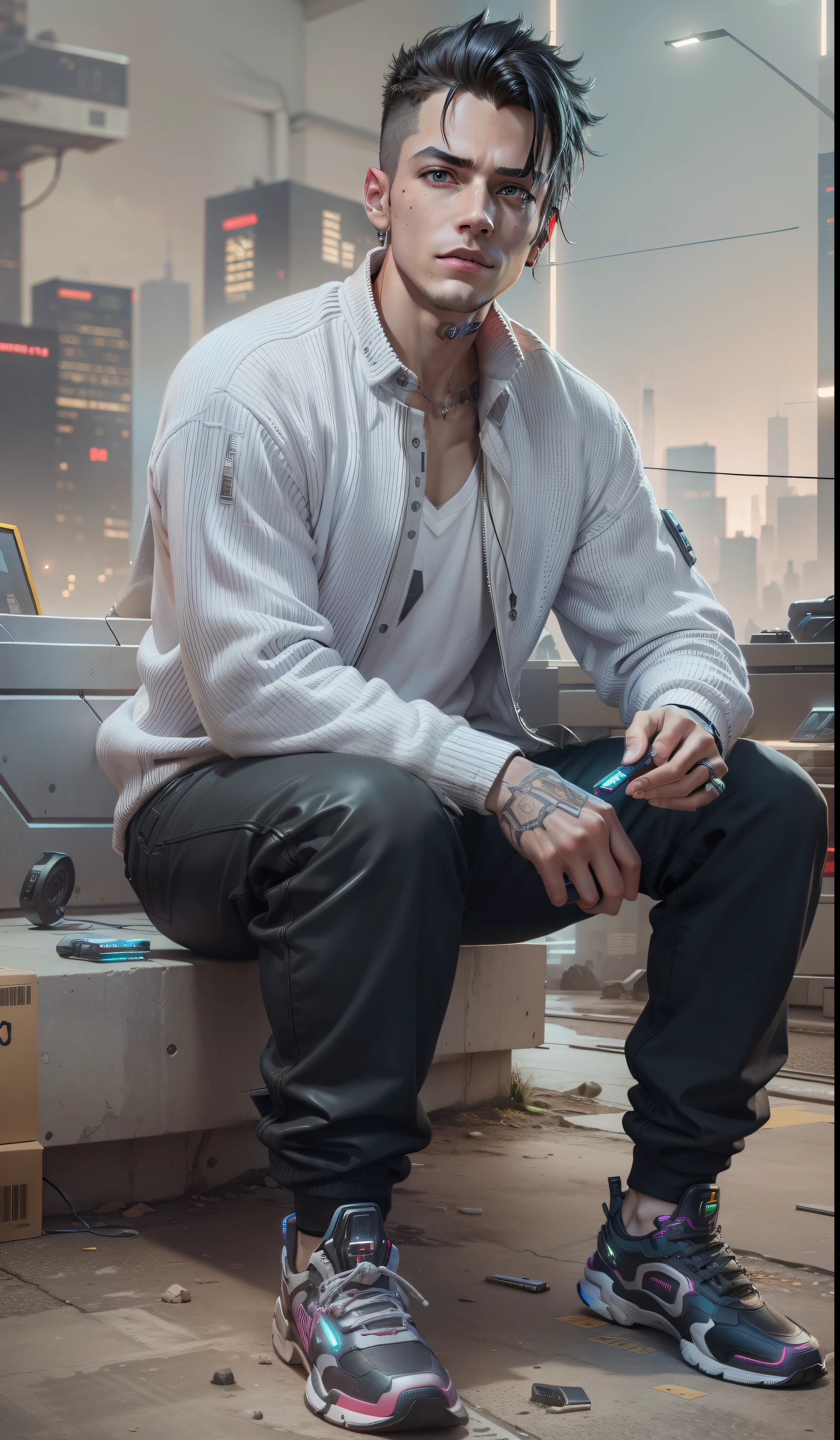 cyberpunk,smartboy,lighting realistic background,8k,u4