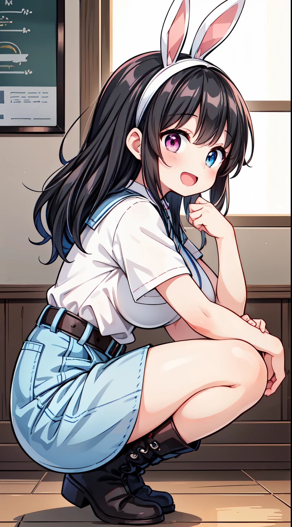 ((highest quality)), ((masterpiece)), (be familiar with), perfect face, long hair, black hair, Naked on overalls, medium breasts, cheerful cheeks, open mouth, strangulation, open eyes wide, empty eyes, black eye, (((((girl sexual trembling))))), vagina, (((((sex))))), back, penis into pussy, penis into anal, can see a tits, (((rape face))), ((Motionblur)), from front, ((leg up)), leg hold, sole, abandoned house, torn overalls, (((The area around the pussy is torn))), ((faceless male)), pov