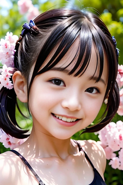 (8K、RAW photo、highest quality、Masseter muscle part:1.2)、Super detailed、super resolution、(realistic、realistic pictures:1.37),Bathroom、 japanese girl、11歳のjapanese girl、skinny girl、Very young girl、nffsw、Girl in high school uniform、laughter、grin and laugh、stare at the camera、NSFW photos、sexual photos、Junior idol、Rei Kuromiya