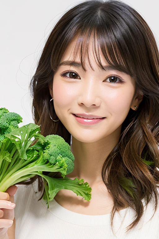 Fashionable、vegetables、With face、An illustration