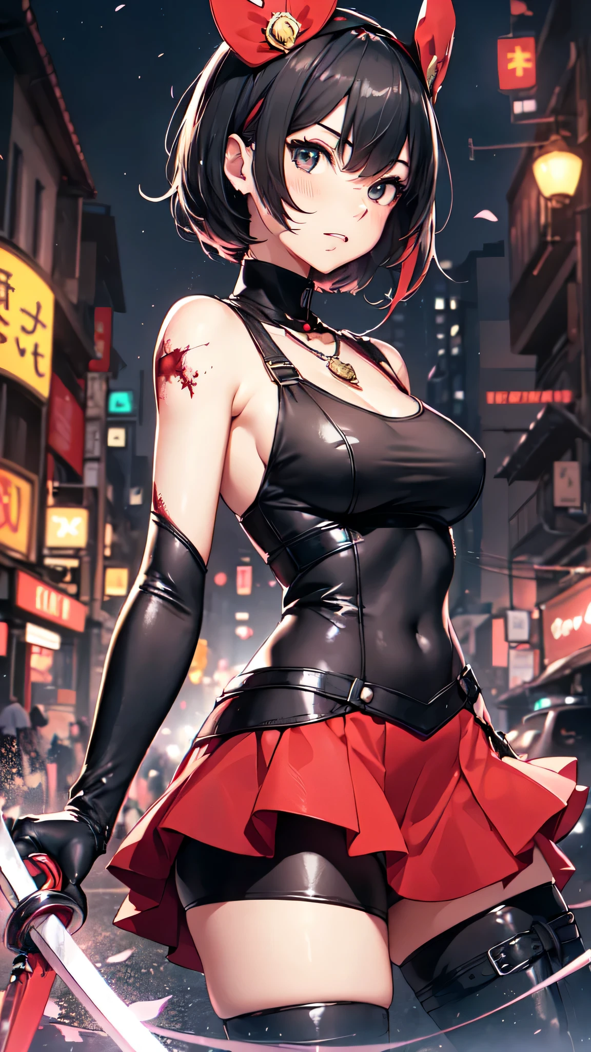 nsfw, fishnets, ((solo, solo focus, solo girl,1girl))++,(evil dominatrix Marinette Dupain-Cheng Ladybug)+++,low_twintails, red_hair, two tone hair, multicolored_hair, black_hair, solo, short_hair, high_heels, garter_straps, thighhighs, piercing, bare_shoulders, collar, nipple_piercing, red_eyes, thioots, corset, boots, lips, small_breasts, standing, looking_at_viewer, no_panties, gloves, makeup, garter_belt, full_body, lipstick, black_legwear, thighs, thick_thighs, parted_lips, coat, shiny, cleavage, dress, strapless, black_footwear, evil_red_eye, background, large_breasts, areolae, shiny_skin, choker, grey_background, red_lipstick, black_gloves, blush, pubic_hair, detached_sleeves, no_bra, cumdrip, personification, high_heel_boots, black_lipstick, tattoo, elboloves, eyeshadow, bdsm, smoking, bangs, watermark, off_shoulder, strapless_dress, paris background