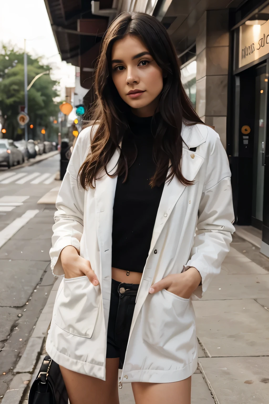 make a white jacket more niche
