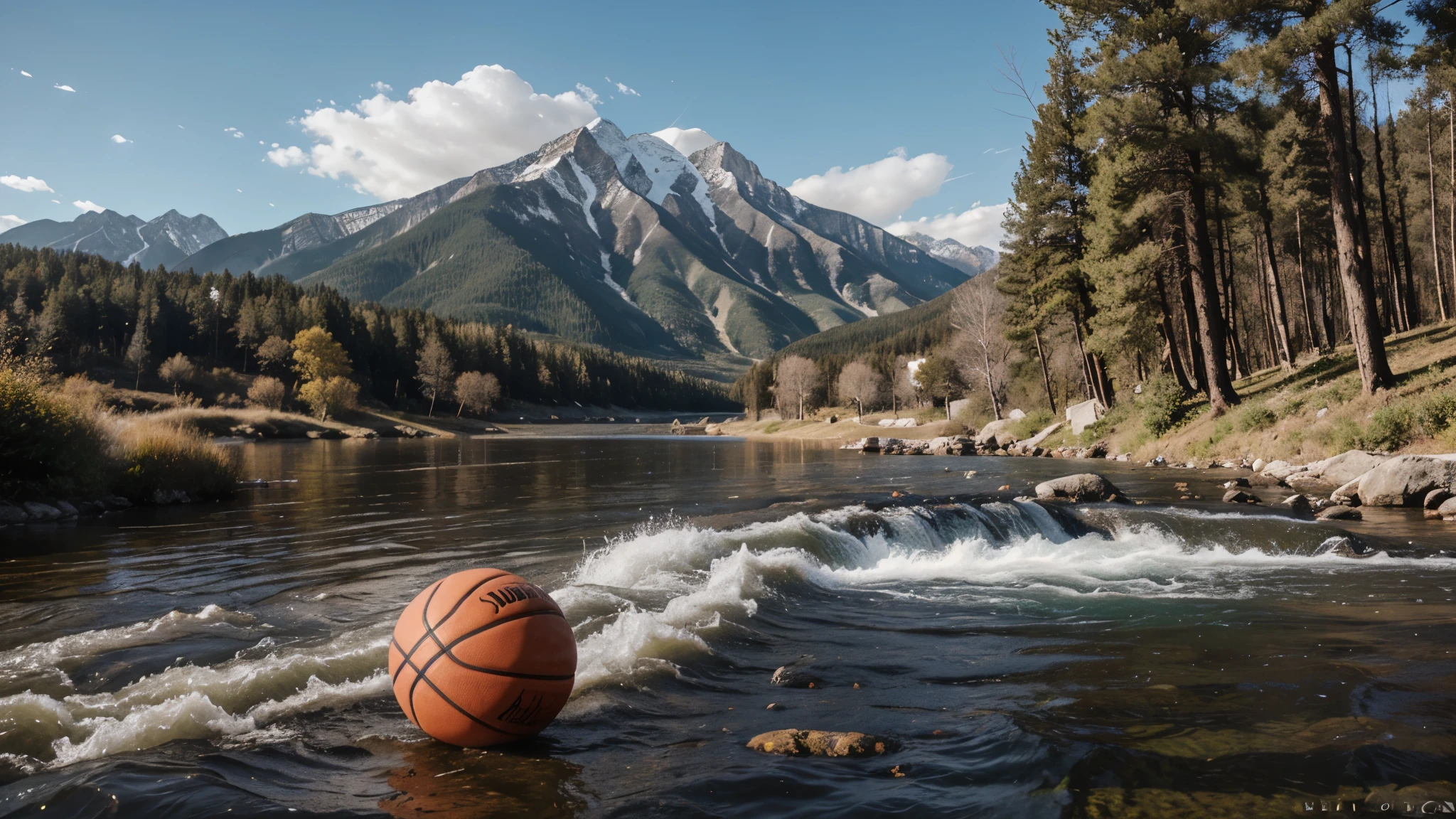 basketball,mountains and rivers,Basket