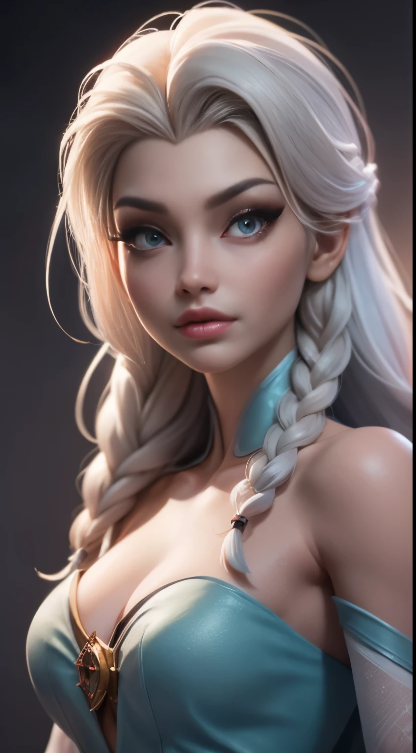 (elsa frozen-rose quartz SU mezclando modelos .) Highly detailed CG unity 8k wallpaper, style shot, complex, high detail, dramatic, highest quality movie still image, very detailed, masterpiece, best quality, character design, Elsa, Elsa from Frozen,Diamante Rosado fusión (( Dark style)), realistic ultra-detailed rendering style, natural light, sharp character design, (hard focus, 8k), (((natural skin texture))), 8k textures, soft cinematic lighting, adobe lightroom, dark room, hdr, Sophisticated, Elegant, Rich Detail, Sharp Focuilm Look) )), Soothing Tones, Detail Frenzy, Intricate Detail, Super Detail, Low Contrast, Soft Film Lighting, Dull Colors, Exposure Blending, HDR, Fade, 35mm, f/1.4, ISO64, f16, 25 sec.