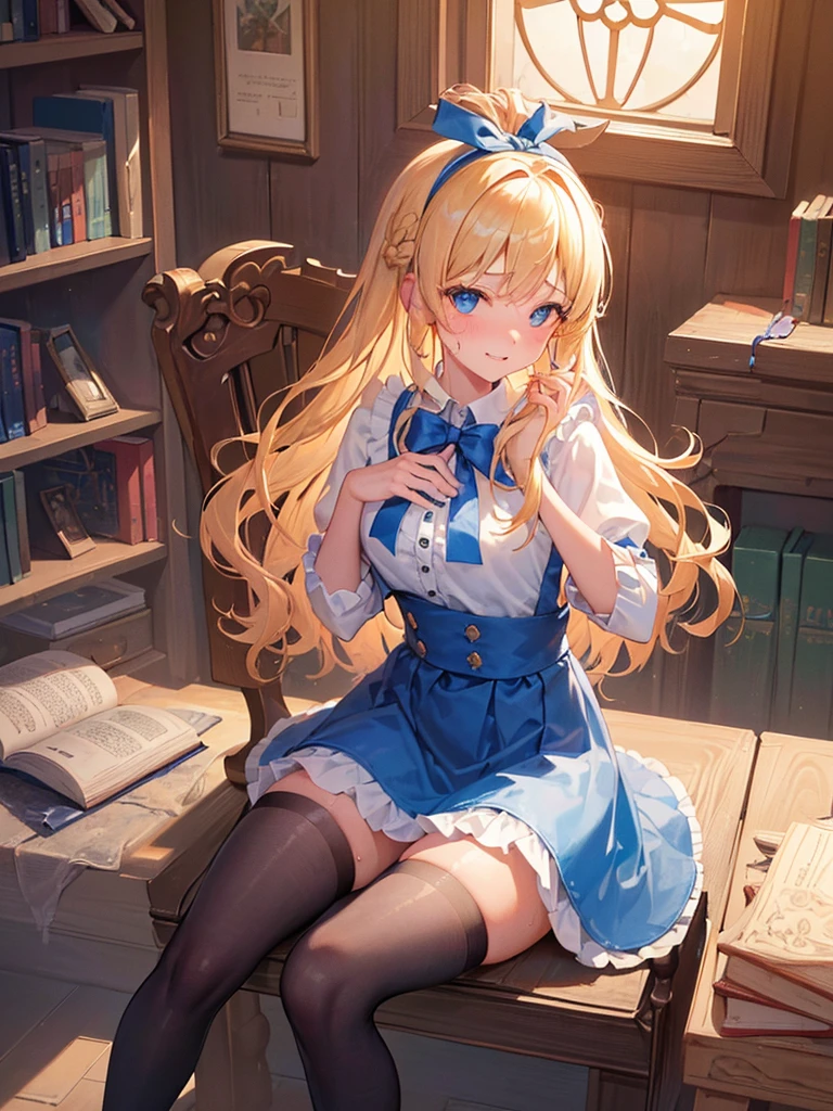 photo realistic, (masterpiece,best quality:1.4),(8k,raw photo,photo realistic:1.2), detailed skin, detailed face,1girl,idol,cute face, , Not Safe for Work, (raw photo, photo realistic: 1.2),
1 girl in, length hair, blue eyes, blonde hair, light smile, ((shiny wavy hair)), (((No panties))), (twat, ute-rus), diadems, (sitting on,spread legs), A pose where can you be seen from below, doress, the bow, gothic dresses, shairband, looking at the viewers, shortsleeves, the bow hair, blue shairband, a smile, red blush, hand on own face , Blue Doress, Alice (Alice in Wonderland), Hair Between Eyes, A Chair, ((White frilled legwear)), ((Blue the Bow)), A Throne, Puffy Sleeves, Put Your Hand on Your Cheek, Bangss, Apron Dress, shortsleeves, ((Blue bow ribbon)), long hair, (mini crown), foot out of frame, frilld, white gothic dresses,: q, masterpiece, top-quality, (worn skirt, twat, camel's toe)), not safe for work, , , 14 yo, braided bangs,((puss juice, Sweat, Sweatdrop)), (((spread puss,Not Safe for Work))), ((ure-thra)), {{}}spread twat,nail,grin,(((cunnus))),(((hair of pubis, Not safe for work))),(((spread puss-y))),(((1girl fingering twat,Not safe for work))),anus, OPEN Twat,spread puss-y,
messy room, gothic room, dark atmosphere,(canopy),clutter,(lots of colorful books:1.3),(Miscellaneous goods are placed in a mess:1.3),colorful sphere,(Stained glass:1.3) , Not Safe for work, (((beautiful regs))), (((beautiful finger))),