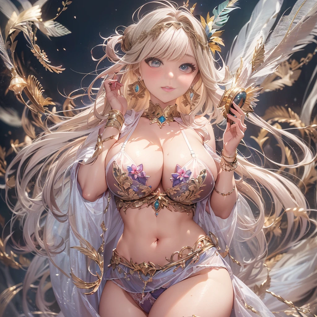 beautiful美しさ, 3D two-dimensional, rich, blonde, skirt, stockings, high heels, poison、star、star、(Highly detailed CG Unity 8K wallpaper),(masterpiece), (最high quality), (Super detailed), (best illustrations),(best shadow), (sharp eyeliner, eye shadow, fine eye:1.1), (超High resolution,realistic,最high quality,realistic),(8K,RAW photo,最high quality,マstarプル),mature woman、sensual curves、huge breasts、thighs、bubble、お尻のmasterpiece, 最high quality, Super detailed, full body shot, mature woman, beautiful mature woman, nightgown and underwear, enchanting smile, thick lips, Chubby lips, blush, looking at the viewer, provocative expression, beautiful髪型, cleavage, Plump、curvy hips、attractive face、sexy lingerie、an inviting gaze、Expression of emotions、Lewd underwear、(((erotic see-through lingerie set)))、Standing position、gorgeous accessories 、big breastsの女性, bare shoulders, golden hair, colored feather, metal ornaments, colored flowers, particle, light, (masterpiece, 最high quality, 最high quality, official art, beautiful and aesthetic:1.2), (1 girl:1.3), very detailed,(fractal art:1.1),(colorful:1.1)、(flowers:1.3),most detailed,(zentangle:1.2), (dynamic pose), (abstract background:1.3), (shiny skin), (lots of colors :1.4), ,(earrings:1.4), (feather:1.4),masterpiece, 最high quality, Super detailed, 30~40 years, full body shot, beautiful 、various hairstyles,gold headband,plump breasts,beautiful butt,greek clothing,Tulle covers the breasts,perfectly proportioned, detailed clothing details,marble,god statue,cinematic lighting, film grain, 8K, masterpiece, Super detailed, high detail, high quality, High resolution,(((NSFW:1.2)))、exposed chest、Openwork decoration,(((see through dress)))、(((解剖学的に正しいbody))) , 最high quality, Super detailed, (((Lewd underwear)))、raise your butt, from below, (((R-18)))、Hakari、thighs, big breasts, Are standing, cowboy shot, blush, (((1 girl))), (masterpiece:1.3), (High resolution), (8K), (very detailed), perfect face, Nice eye and face, (((最high quality))), (Super detailed), detailed face and eye, (alone), High resolution、beautifuleye,(((sexy pose)))、(((整ったbig breasts)))、((beautiful eye))、luxury、(((超High resolution)))、(((detailed description)))、(((ぽっちゃりbody型)))、(((解剖学的構造に一致したbodyの部位)))、beautiful長いまつ毛、バランスのとれたbody型、2book arm、2 feet、Just the right size for your legs and arms、Fishnet tights、glamorous、(((Clear white and black eye)))、lipstick、Sparkling、(Undistorted face, eye, body)、jewelry、gem、(長くカールしたbeautifulまつ毛)、(((バランス良いbeautiful胸)))、(transparent, Exquisite skin:1.2)、(((完璧なglamorousボディー)))