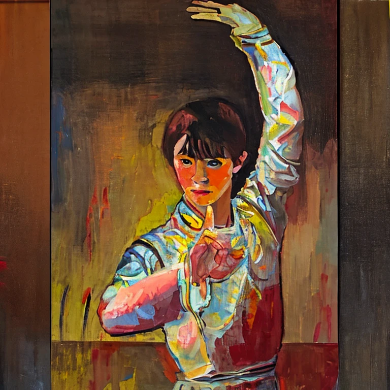 Painting style Same pose