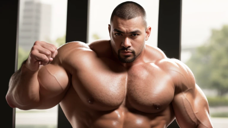 (Highly detailed 8K wallpaper), asian man, muscle worship, fold your arms, On the playground, baseball uniform, high detail, very short hair, skin head, Circular cut, very large and strong body, bulging muscles, muscular, very large pectoral muscles. Very sexy abs, legs are muscular, Toned figure, brightens oily skin, muscular, Tank top, T-shirt, long shot, wide shot