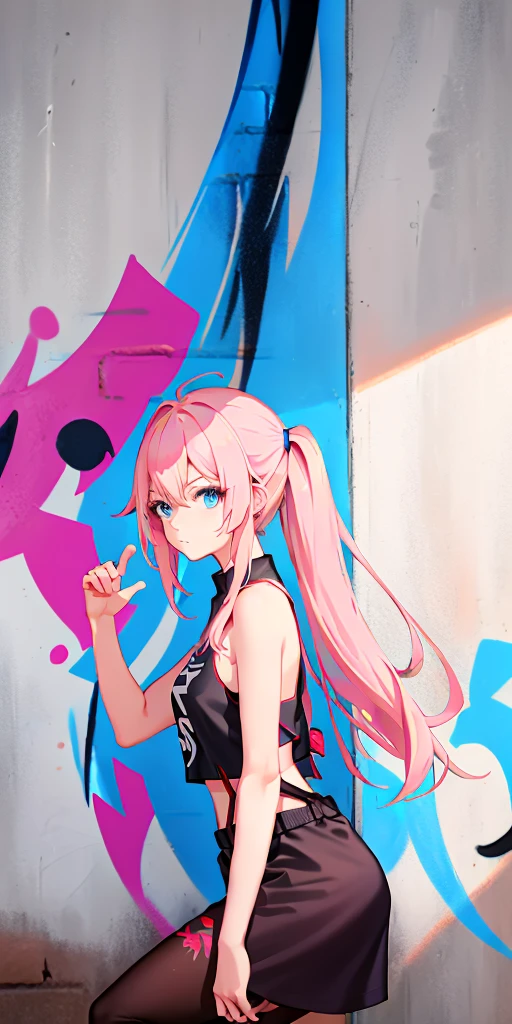 携帯電話を持つ女性のレンガのgraffiti on the walls, painted on a brick wall, street art 8 k, painted on a giant wall, Eye walls, in a graffiti style, A mix of anime style and Fujifilm, close up of character, graffiti street art, graffiti on wall, graffiti art, graffiti on the walls, spraypainted on a wall, graffiti in background