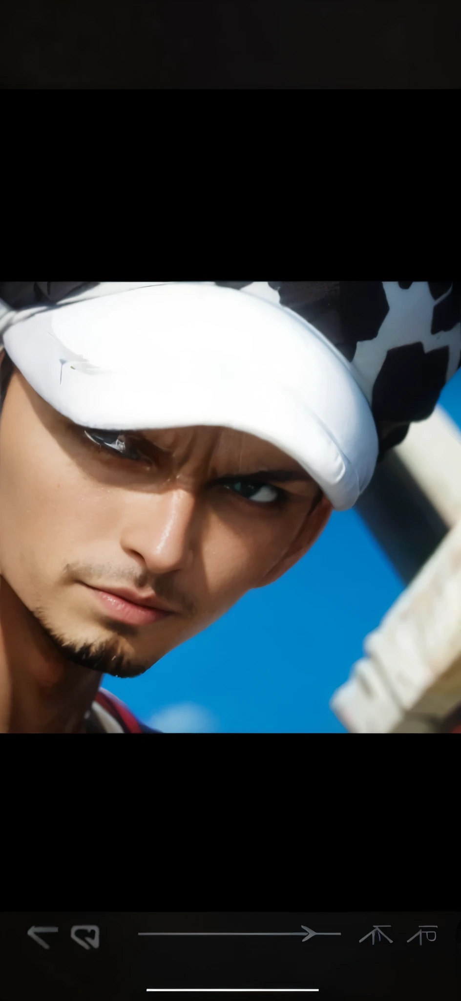 (masterpiece), (realistic), (ultra detailed), ( high reest quality), (photorealistic), (perfect face), (perfect anatomy), man, male, solo, (((35 years old))), trafalgar D. water law from one piece, trafalgar D. Water law, one piece