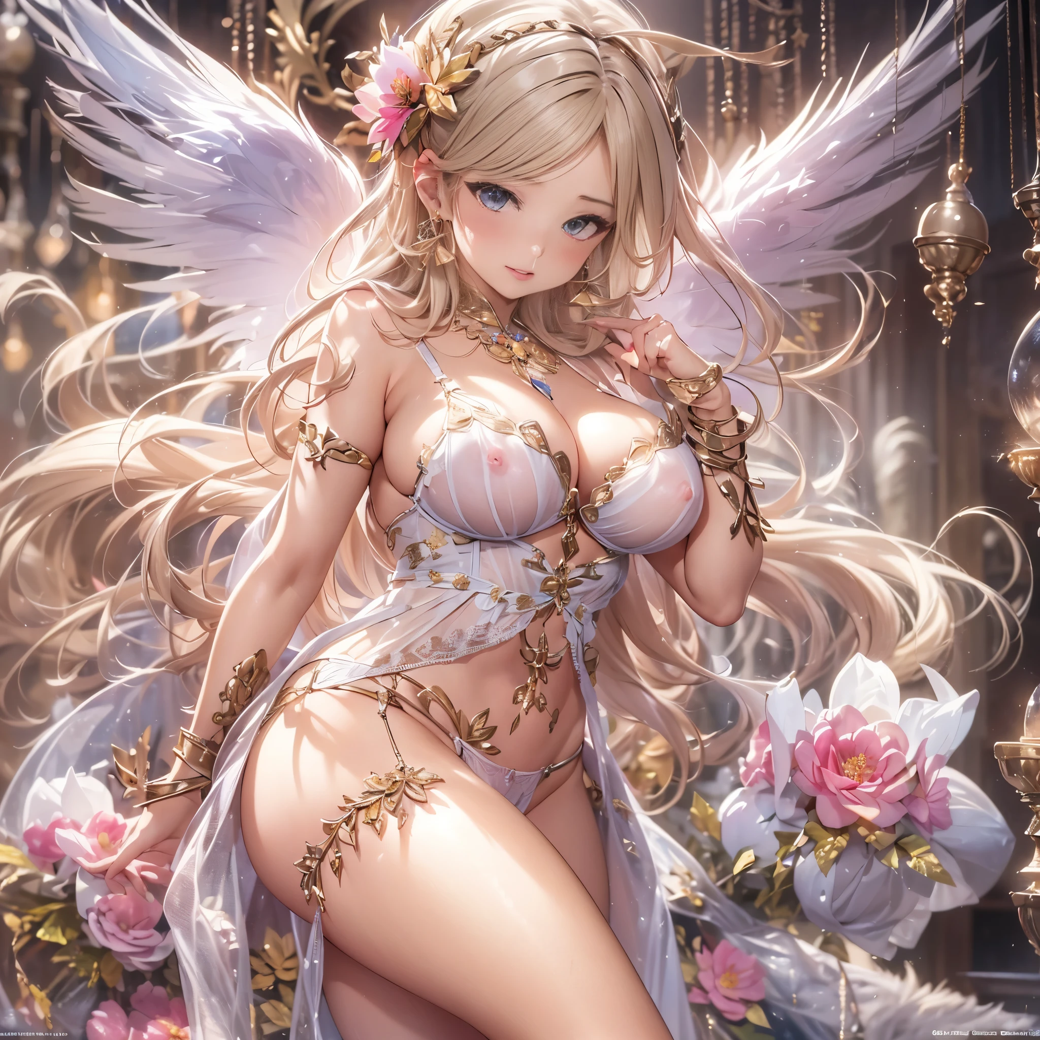 beautiful美しさ, 3D two-dimensional, rich, blonde, skirt, stockings, high heels, poison、star、star、(Highly detailed CG Unity 8K wallpaper),(masterpiece), (最high quality), (Super detailed), (best illustrations),(best shadow), (sharp eyeliner, eye shadow, fine eye:1.1), (超High resolution,realistic,最high quality,realistic),(8K,RAW photo,最high quality,マstarプル),mature woman、sensual curves、huge breasts、thighs、bubble、お尻のmasterpiece, 最high quality, Super detailed, full body shot, mature woman, beautiful mature woman, nightgown and underwear, enchanting smile, thick lips, Chubby lips, blush, looking at the viewer, provocative expression, beautiful髪型, cleavage, Plump、curvy hips、attractive face、sexy lingerie、an inviting gaze、Expression of emotions、Lewd underwear、(((erotic see-through lingerie set)))、Standing position、gorgeous accessories 、big breastsの女性, bare shoulders, golden hair, colored feather, metal ornaments, colored flowers, particle, light, (masterpiece, 最high quality, 最high quality, official art, beautiful and aesthetic:1.2), (1 girl:1.3), very detailed,(fractal art:1.1),(colorful:1.1)、(flowers:1.3),most detailed,(zentangle:1.2), (dynamic pose), (abstract background:1.3), (shiny skin), (lots of colors :1.4), ,(earrings:1.4), (feather:1.4),masterpiece, 最high quality, Super detailed, 30~40 years, full body shot, beautiful 、various hairstyles,gold headband,plump breasts,beautiful butt,greek clothing,Tulle covers the breasts,perfectly proportioned, detailed clothing details,marble,god statue,cinematic lighting, film grain, 8K, masterpiece, Super detailed, high detail, high quality, High resolution,(((NSFW:1.2)))、exposed chest、Openwork decoration,(((see through dress)))、(((解剖学的に正しいbody))) , 最high quality, Super detailed, (((Lewd underwear)))、raise your butt, from below, (((R-18)))、Hakari、thighs, big breasts, Are standing, cowboy shot, blush, (((1 girl))), (masterpiece:1.3), (High resolution), (8K), (very detailed), perfect face, Nice eye and face, (((最high quality))), (Super detailed), detailed face and eye, (alone), High resolution、beautifuleye,(((sexy pose)))、(((整ったbig breasts)))、((beautiful eye))、luxury、(((超High resolution)))、(((detailed description)))、(((ぽっちゃりbody型)))、(((解剖学的構造に一致したbodyの部位)))、beautiful長いまつ毛、バランスのとれたbody型、2book arm、2 feet、Just the right size for your legs and arms、Fishnet tights、glamorous、(((Clear white and black eye)))、lipstick、Sparkling、(Undistorted face, eye, body)、jewelry、gem、(長くカールしたbeautifulまつ毛)、(((バランス良いbeautiful胸)))、(transparent, Exquisite skin:1.2)、(((完璧なglamorousボディー)))、actress face、Super beautiful、Cute smile、Healing beauty