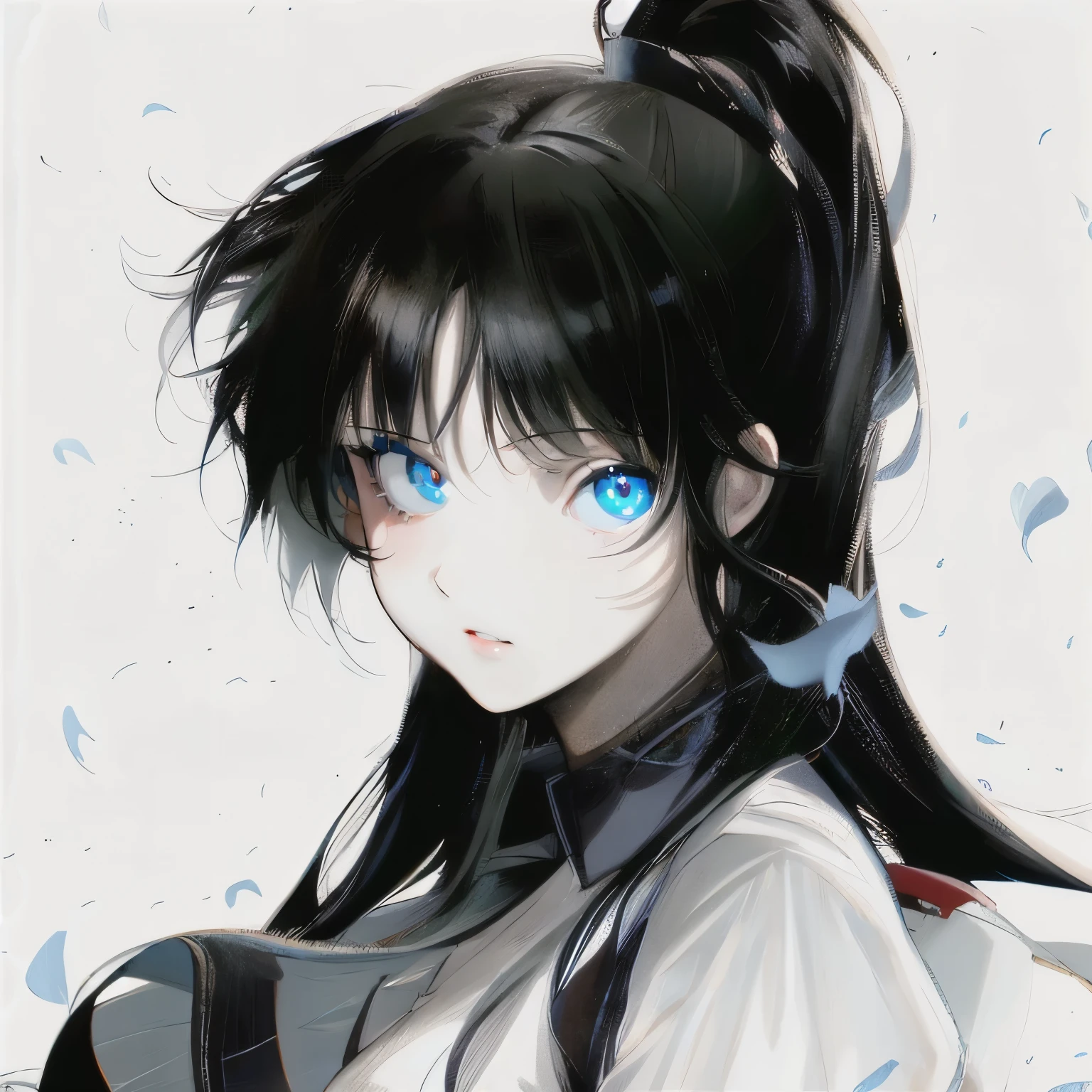Blue pupils