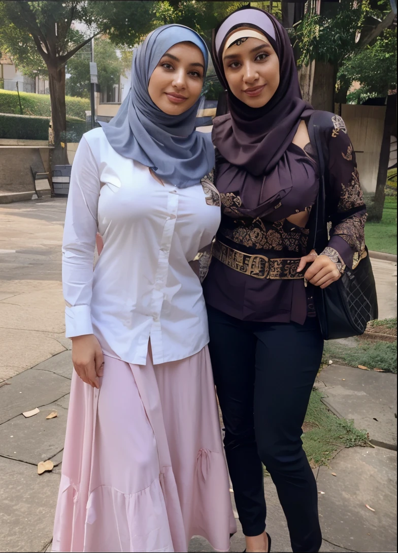 Big breast hijab