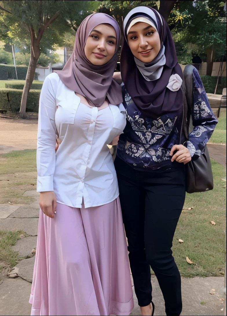 Big breast hijab