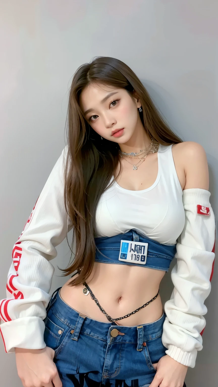 Un primer plano de una mujer vestida con un top blanco y jeans azules, Blackpink Jennie, Parque Roseanne de Blackpink, Retrato de Jossi de Blackpink, Jossi de Blackpink, tzuyu de dos veces, korean idol, Parque Ji-min, Jinyoung Shin, ulzzang, Modelo de moda femenina coreana, Heonhwa Choe, Taejune Kim, Jaeyeon Nam
