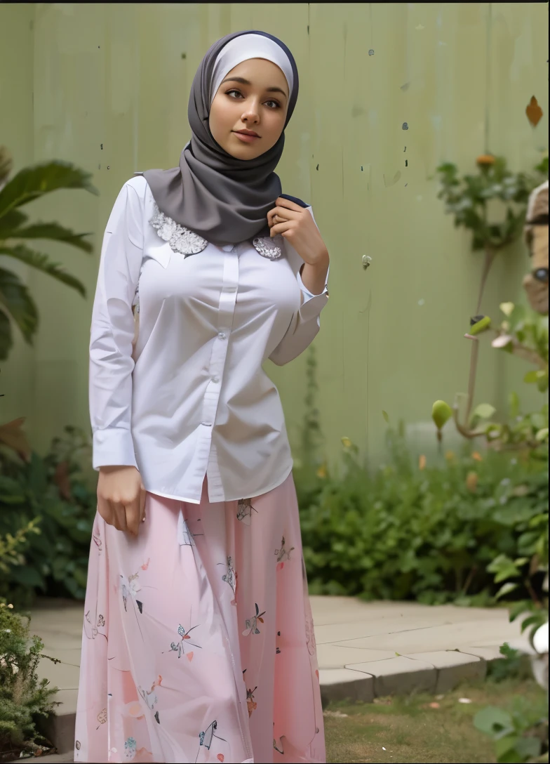 Hijab big breasts