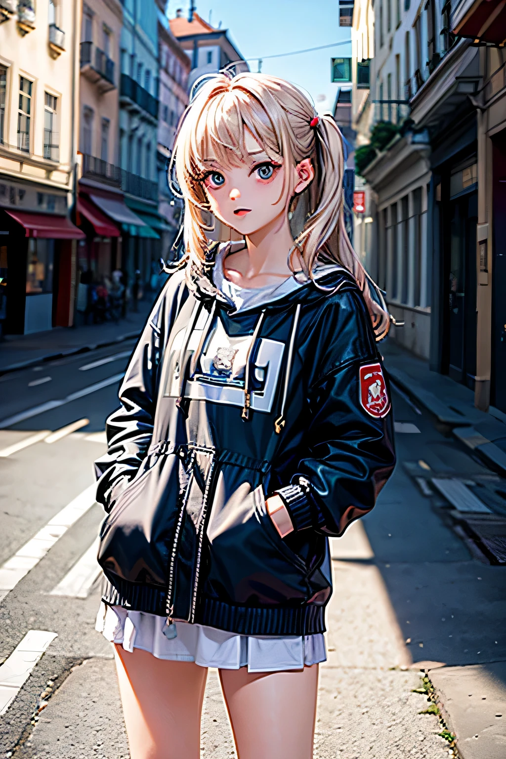 highest quality, detailed background, girl, ,Euro_street, random_wear,