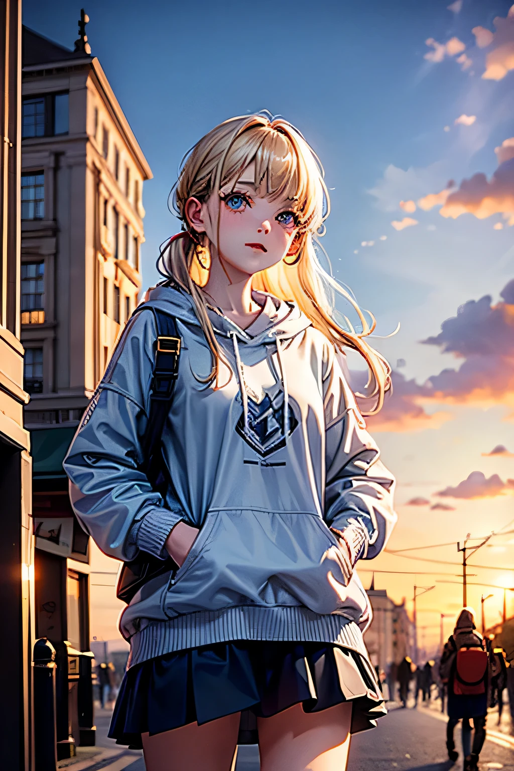 highest quality, detailed background, girl, ,Euro_street, random_wear,