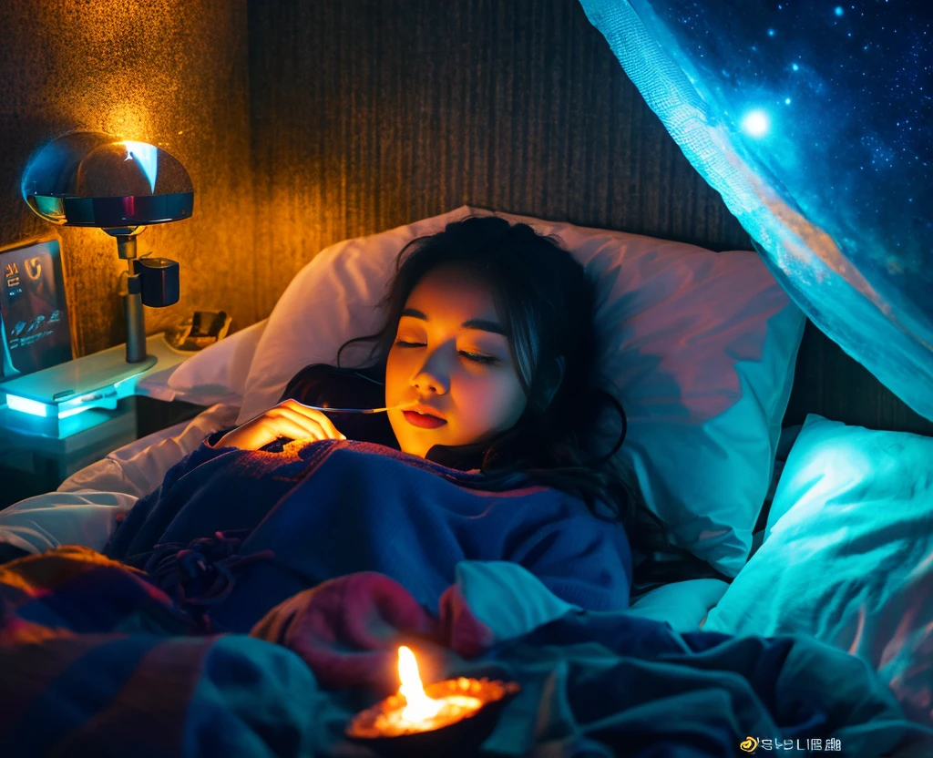 night view、Highest image quality、Sleep induction、fantasy、mysterious、