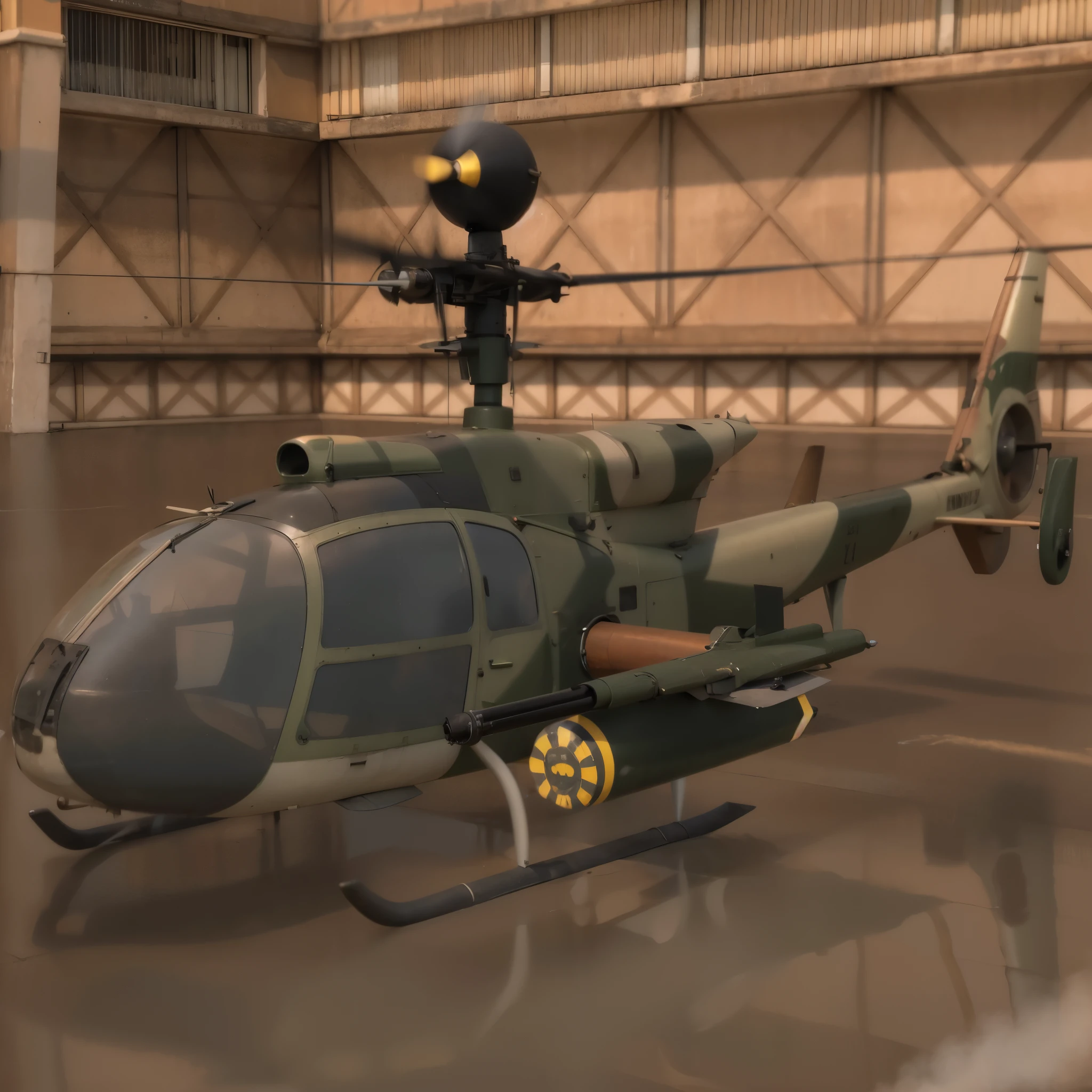 Aerospatiale SA 341 Gazelle, war helicopter, weapons