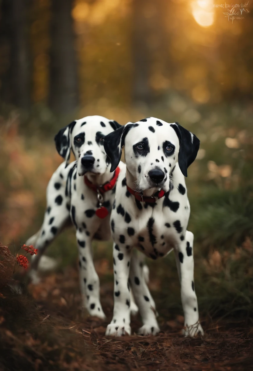 Dalmatians, alto detalhe, hiper HD, beleza, encantador,