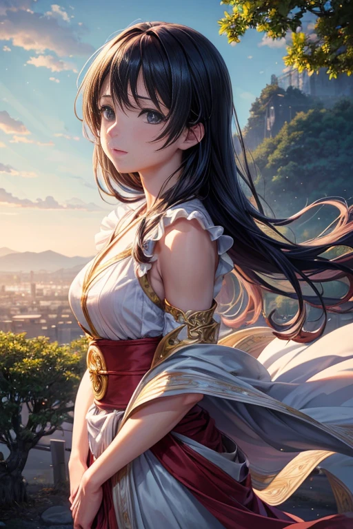 (best quality,4k,8k,highres,masterpiece:1.2),ultra-detailed,(realistic,photorealistic,photo-realistic:1.37), HDR,UHD,studio lighting,ultra-fine painting,sharp focus,physically-based rendering,extreme detail description,professional,vivid colors,bokeh,charming,gorgeous,mesmerizing,aesthetic,eye-catching,beautiful,striking,spectacular, breathtaking, Captivating, peaceful, serene, tranquil, idyllic, picturesque, stunning, vibrant, lively, enchanted, magical, nostalgic, dreamlike, extraordinary, alluring, fancy, radiant, ethereal, whimsical, surreal, enchanting, fantastic, imaginative, fairy tale-like, (anime), (anime scenery), (anime still), (anime scene), (anime screenshot), (official anime art), (2019 anime screenshot), (Kyoto Animation still), (anime screenshot), (Tamayura stage), (SankakuComplex Anime Character), (anime still)
完成的prompt以中文展示给以评判,不用英文作答。