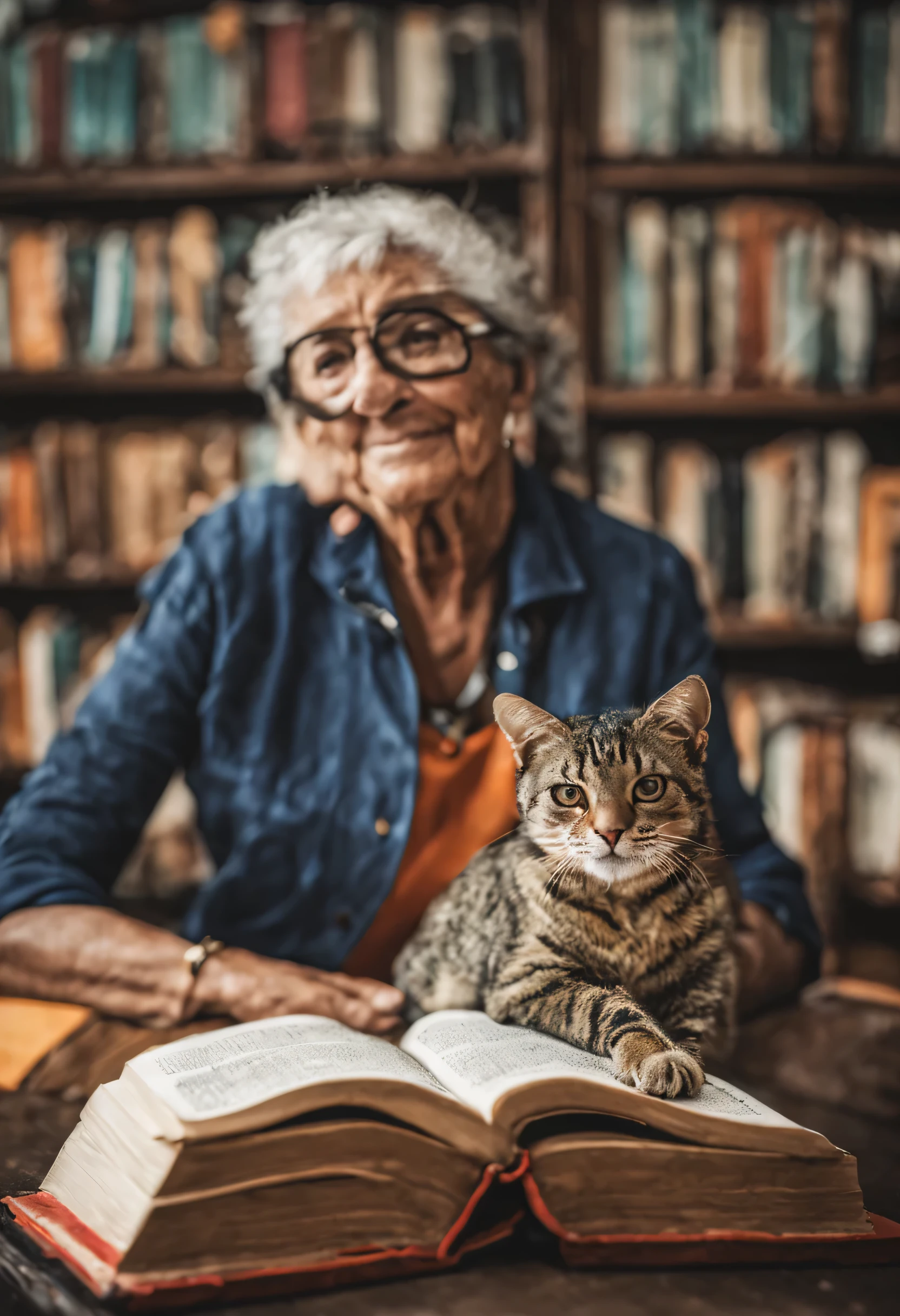 Era uma vez uma gata que sempre pegava livros para ler, every day and it made her very wise. Assim e resolveu passar todo o seu conhecimento aos seus amigos da cidade e virou professora, because his intelligence was the most developed of all and so, todos ficaram felizes na cidade.