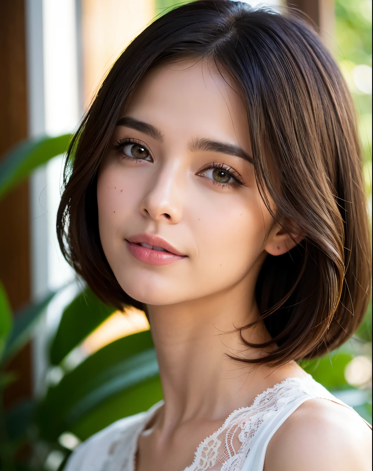 melhor qualidade, foco facial, Luz suave, ultra high resolution, (fotorrealista:1.4), foto crua,
1 japonesa, Sozinho, Bonitinho, (Aluno, luzes nos olhos), rosto lindo detalhado, (),(High resolution detail of human skin texture),
(Cabelo longo),
interior,
Damask Vestido Camisa,
(retrato)