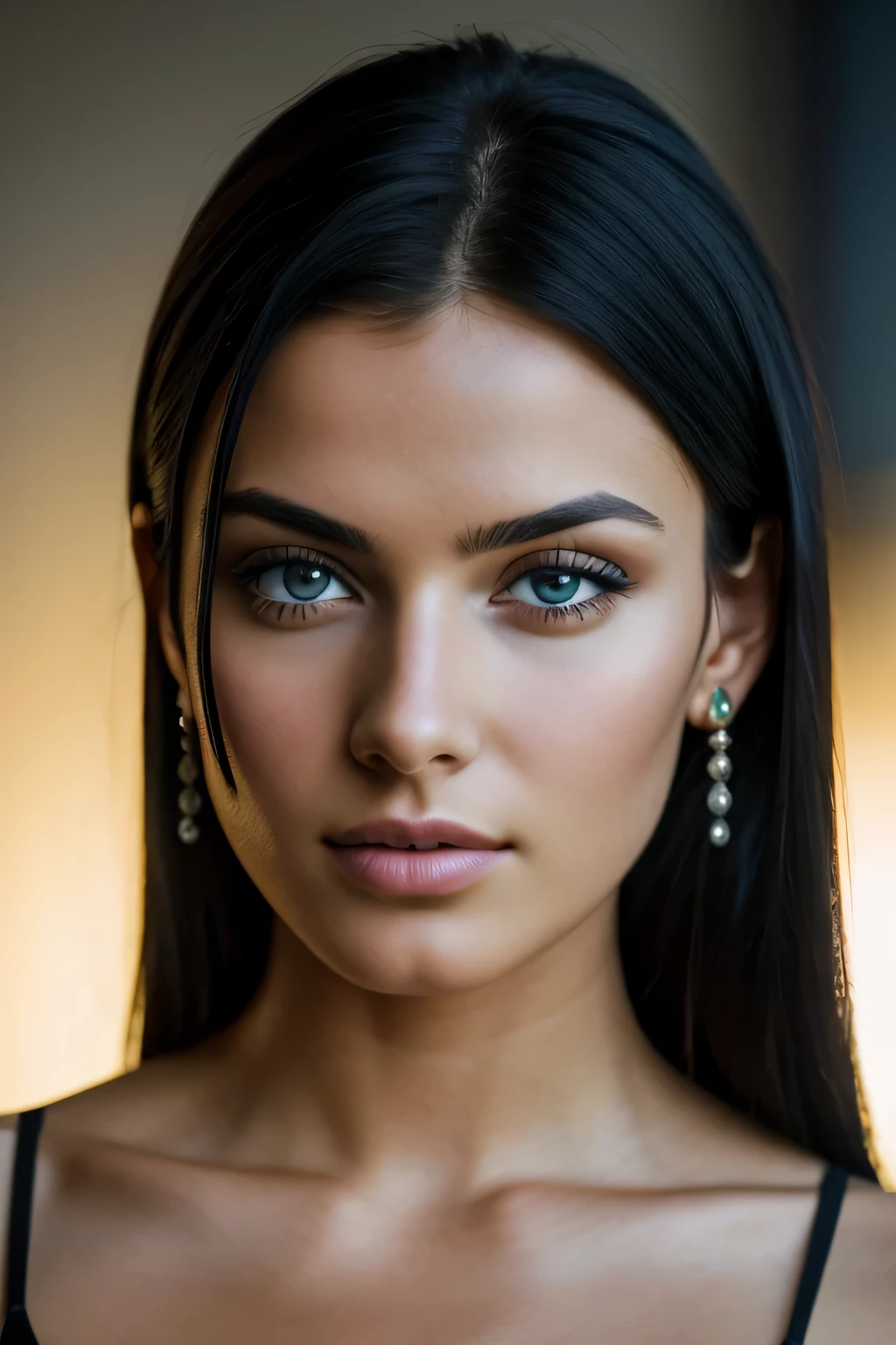 you are Valentina bianchi. like monica belucci, blue eyes, black hair, serious face, age girl, cute, girlish, teen perfect ((( focus on face))), make it 4k uhd realistic, , backlighting, cinematic lighting, first-person view, UHD, masterpiece, super detail, high details, high quality, best quality, nikon d850 24, 
